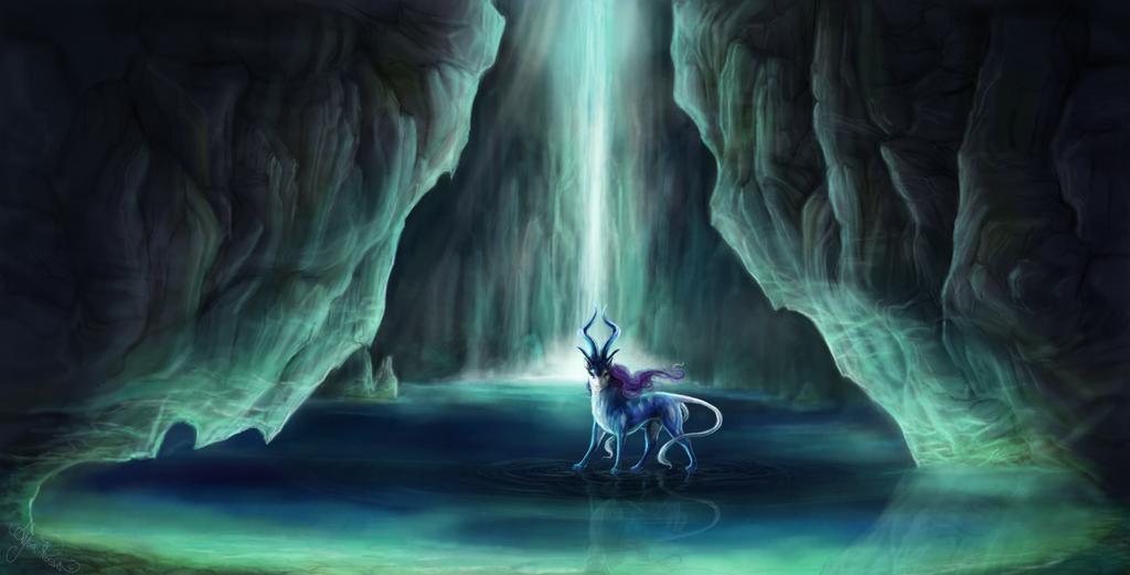 suicune_s_crystal_lake_by_leashe_d463lkn-fullview